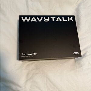 New in box Wavytalk Turblow Pro Hair Dryer - white